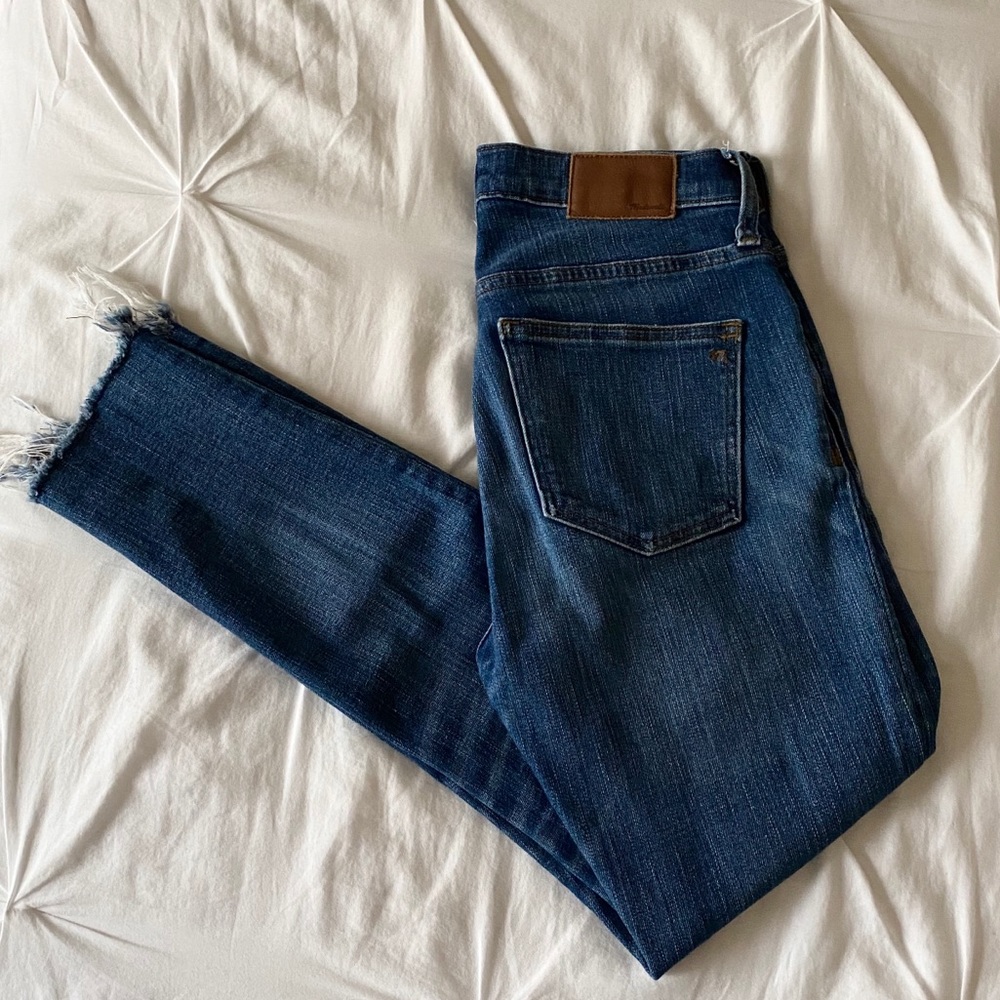 Madewell 9” high-rise skinny crop jeans